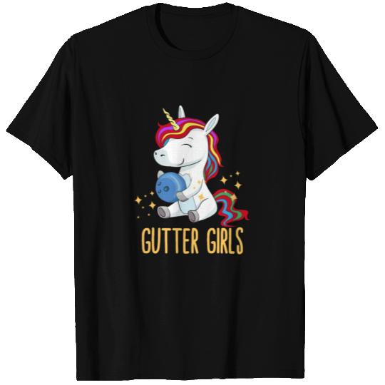 Gutter Girls Unicorn Bowling Team Matching T Shirts