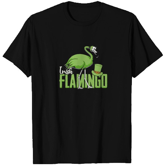 Irish Flamingo - bird T Shirts