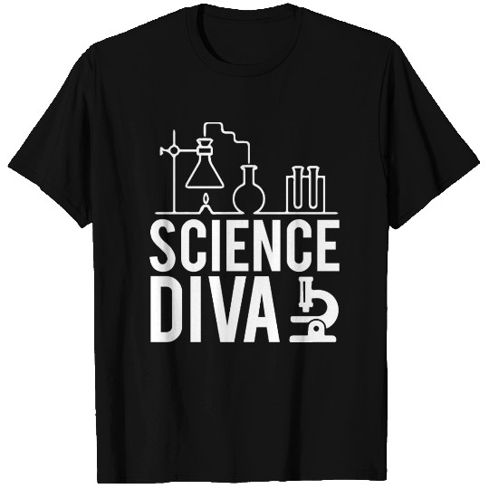 Science Diva Nerd Geek Teacher Student Gift Ideas T Shirts