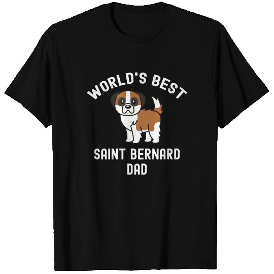 World's Best Saint Bernard Dad T Shirts