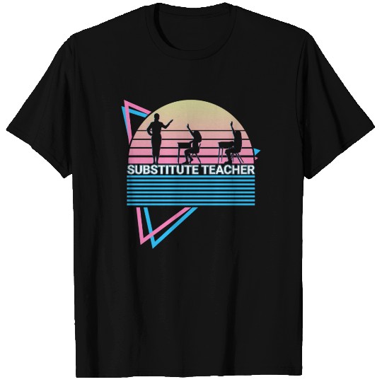 Substitute Teacher Retro T Shirts