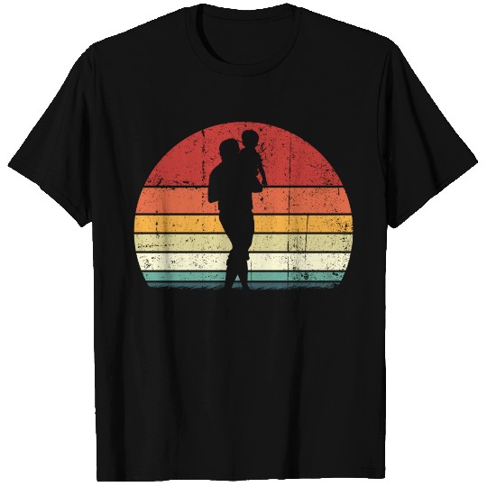 Dad and son sunset T Shirts