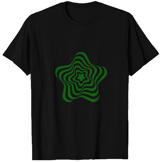 3D Poinsettia - Green T Shirts