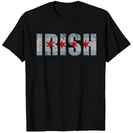 Chicago Irish Flag Chirish St Patricks Day T Shirts