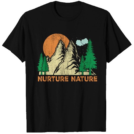 Nurture Nature Climate Change Earth Day T Shirts