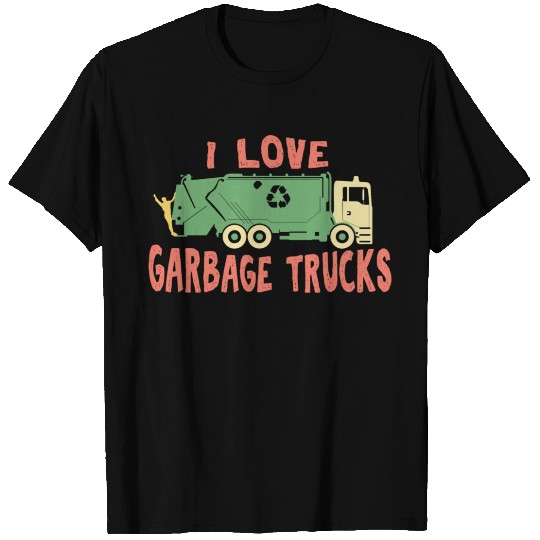 I love garbage trucks T Shirts