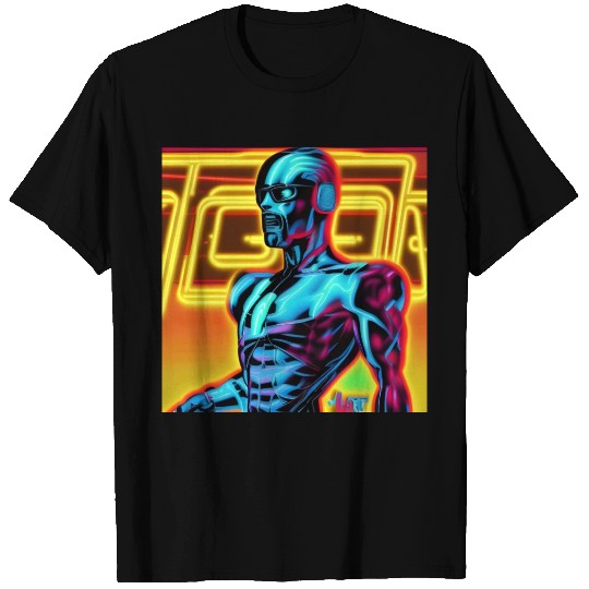 Cyberpunk android T Shirts