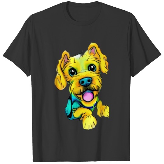 Cute dog’s - dog smile face happiness T Shirts