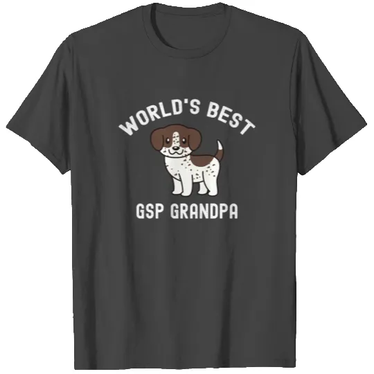 World's Best German Shorthaired Pointer Grandpa T Shirts