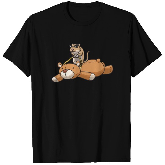 Mongolian Gerbil with Stuffed Animal T Shirts