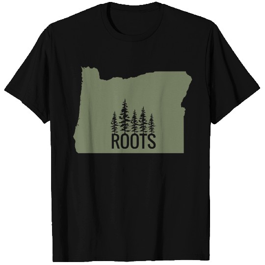 Oregon State Roots Green T Shirts