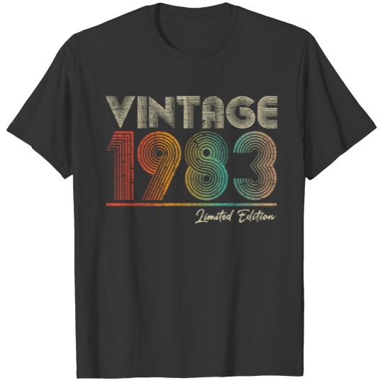 40 Year Old Vintage 1983 40th Birthday Gift T Shirts