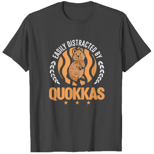 Easily Distracted By Quokkas Short-tailed Kangaroo T Shirts