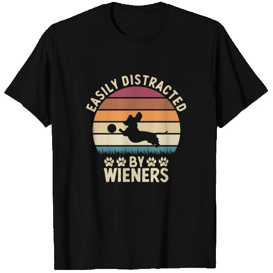 Easily Distracted by wieners T Shirts