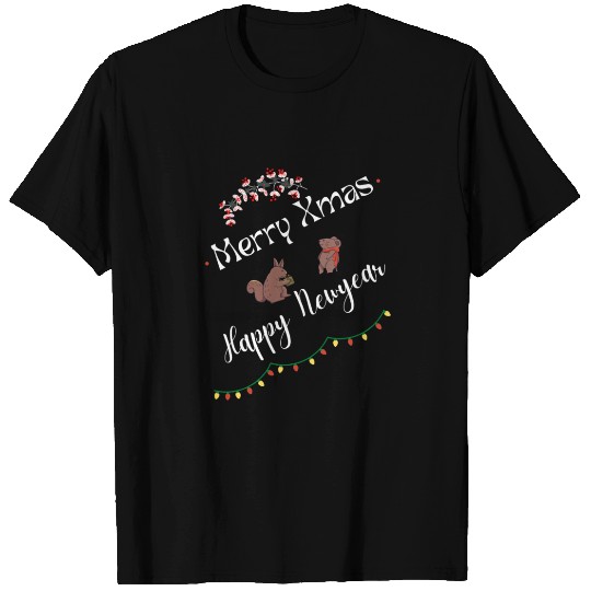 Merry Xmas Happy New Year T Shirts