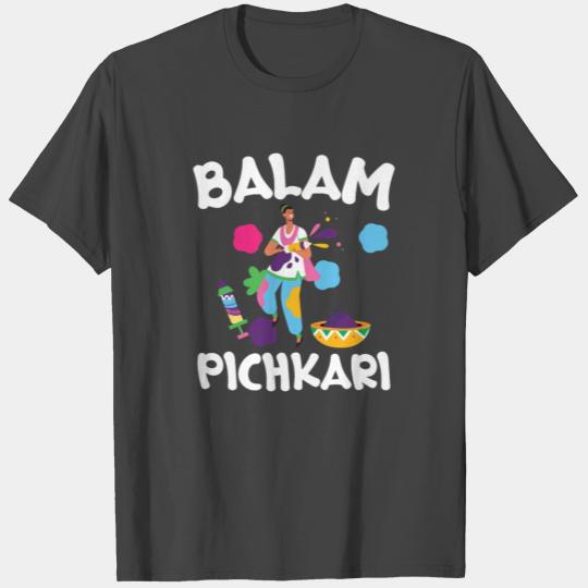 Balam Pichkari Hindu Buddhist Holi Festival T Shirts