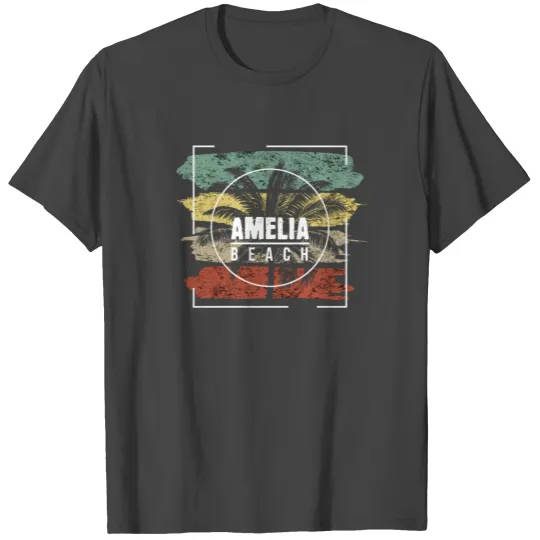Amelia Island Florida Vacation Souvenir T Shirts