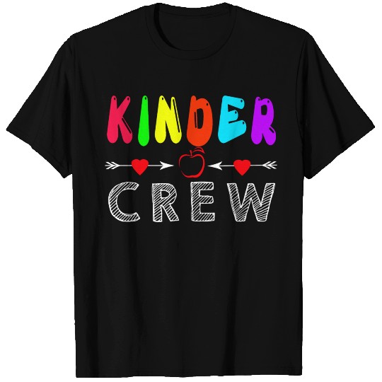 Kinder Crew Kindergarten Teacher T Shirts 1st Day
