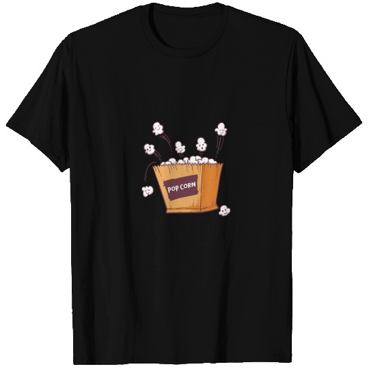 Movie Watching Cinema Popcorn Binge Watching T Shirts
