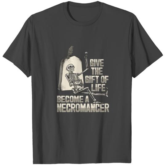 Undead Romance Necromancer Skeleton T Shirts