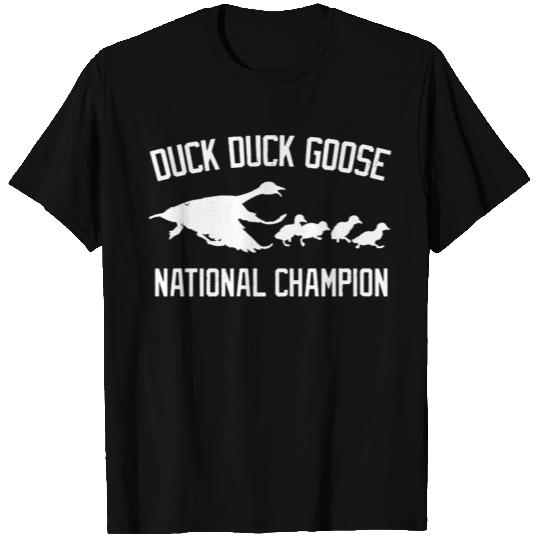 Duck Duck Goose National Champion T Shirts