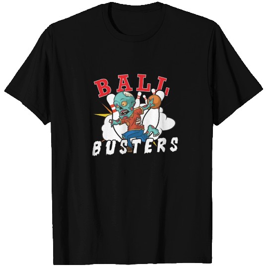 Funny Bowling Team Bowler Strike Zombie T Shirts