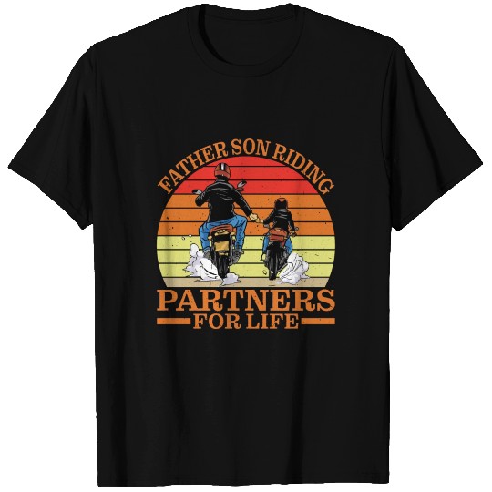 Father Son, Riding Partners For Life 4 T Shirts