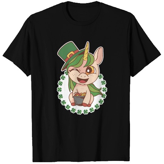 St Patricks Day Fantasy Unicorn T Shirts