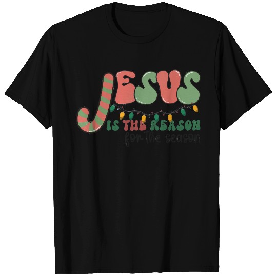Jesus is The Reason for the Season Candy Christian T Shirts
