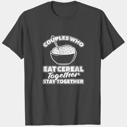 Cereal Couple T Shirts
