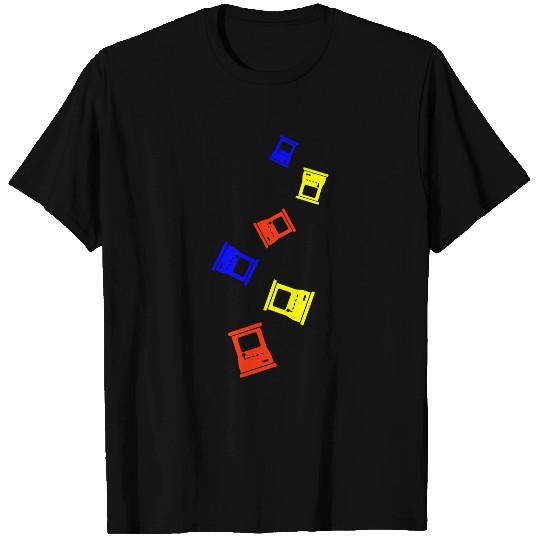 Arcade Retro Gamer Colorful T Shirts