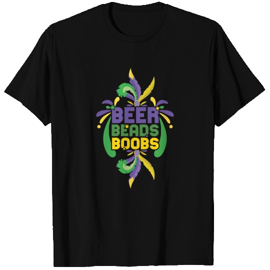Festival Parade Beer Beads Bling Mardi Gras 2023 T Shirts