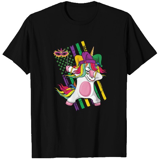 Dab Unicorn Festival Parade Beads 2023 Mardi Gras T Shirts