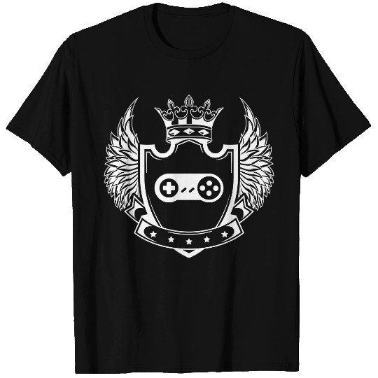 Gamepad Crest Gamer T Shirts