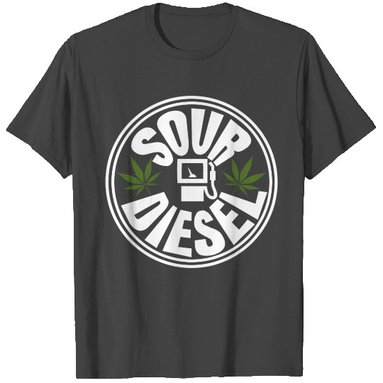 Sour Diesel Cannabis Medical Smoke Weed Support T Shirts