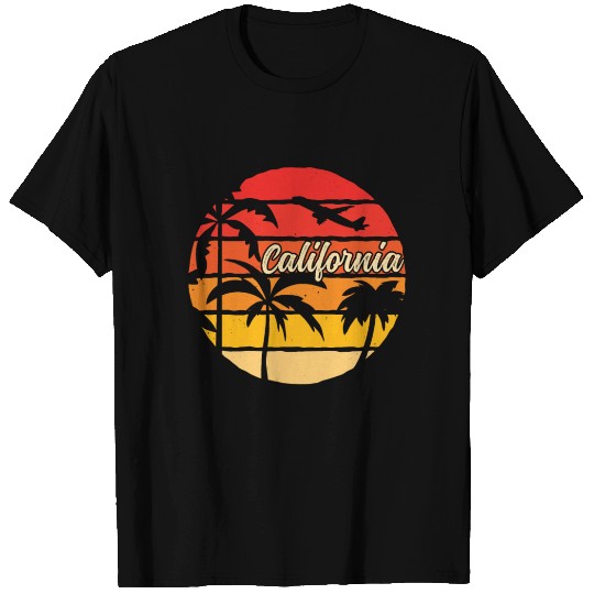 California Summer Sun Palms Beach Water Cali Love T Shirts