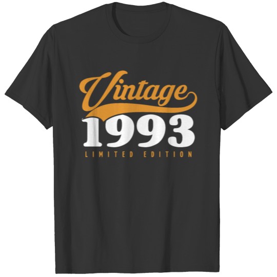 30 Years Vintage 1993 Retro 30th Birthday T Shirts