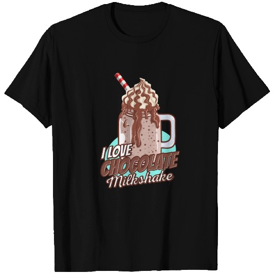 I Love Chocolate Milkshake T Shirts