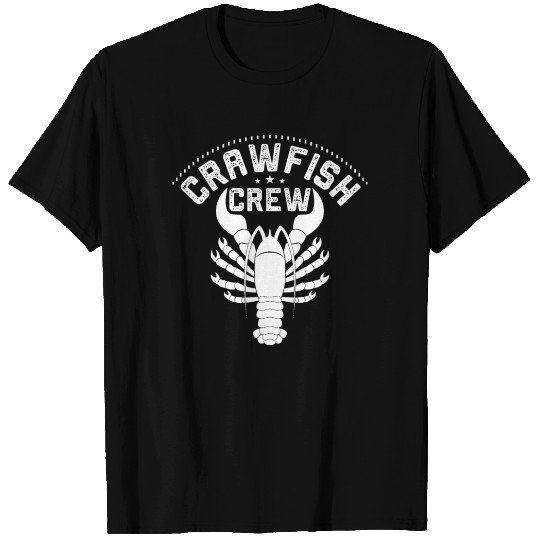 Crawfish Crew Funny Cajun Crawfish Boil T Shirts