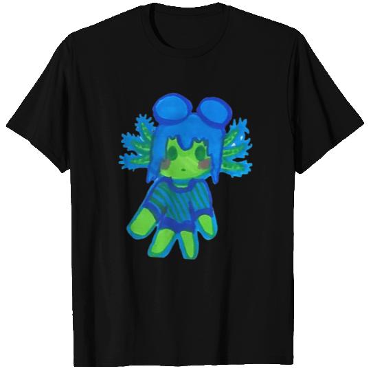 Axolotl Girl Chibi T Shirts