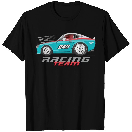 racing light blue T Shirts