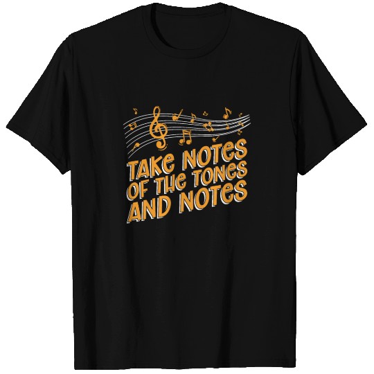Music Teacher Notes T Shirts