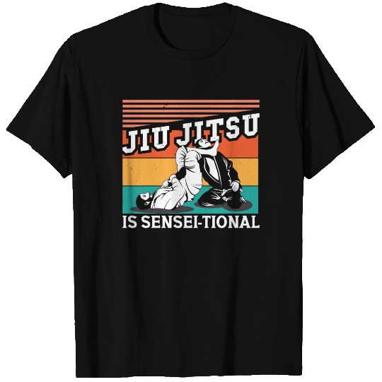 Jiu jitsu sensei-tional jujutsu martial arts mma T Shirts