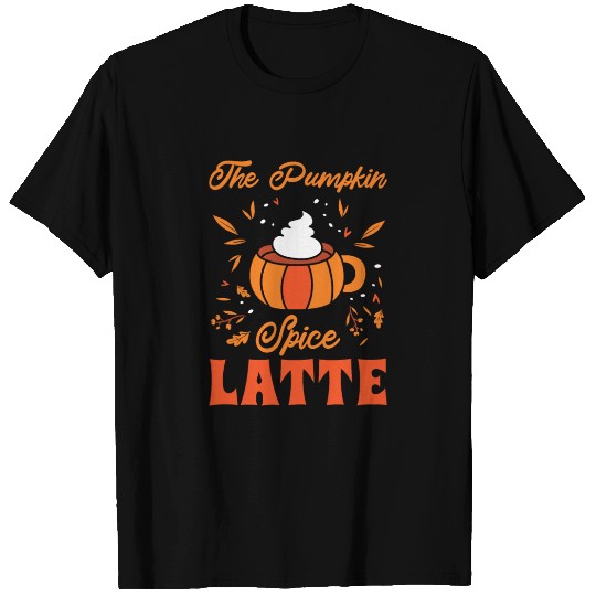 Pumpkin Spice Latte Halloween Coffee Lover Tarot T Shirts