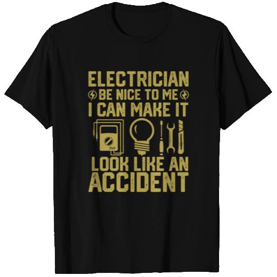 Funny Electrician for Electrical Engineer Lineman T Shirts