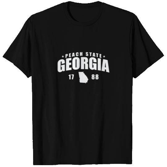Georgia Peach State1788 USA America T Shirts