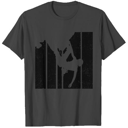 Retro Graphic Climbing Bouldering Rock Climber Mou T Shirts