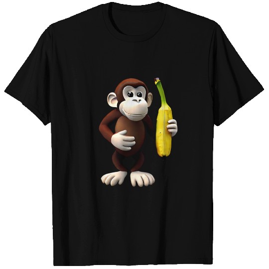 Banana monkey T Shirts