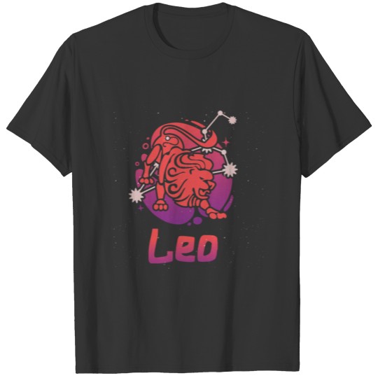 Leo Lion Zodiac Birthday Horoscope T Shirts