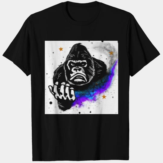 AI generated ART - Gorilla - Digital Art T Shirts